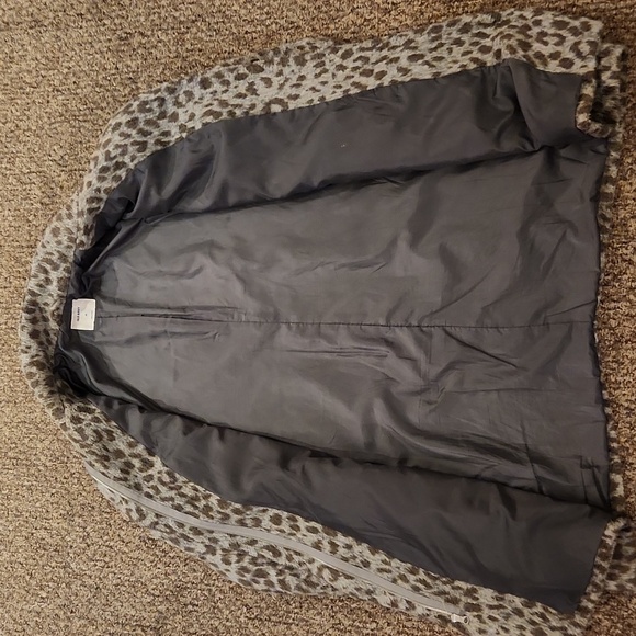 Old Navy Soft Brushed Leopard Print Coat for Women Size XXL - Picture 4 of 9